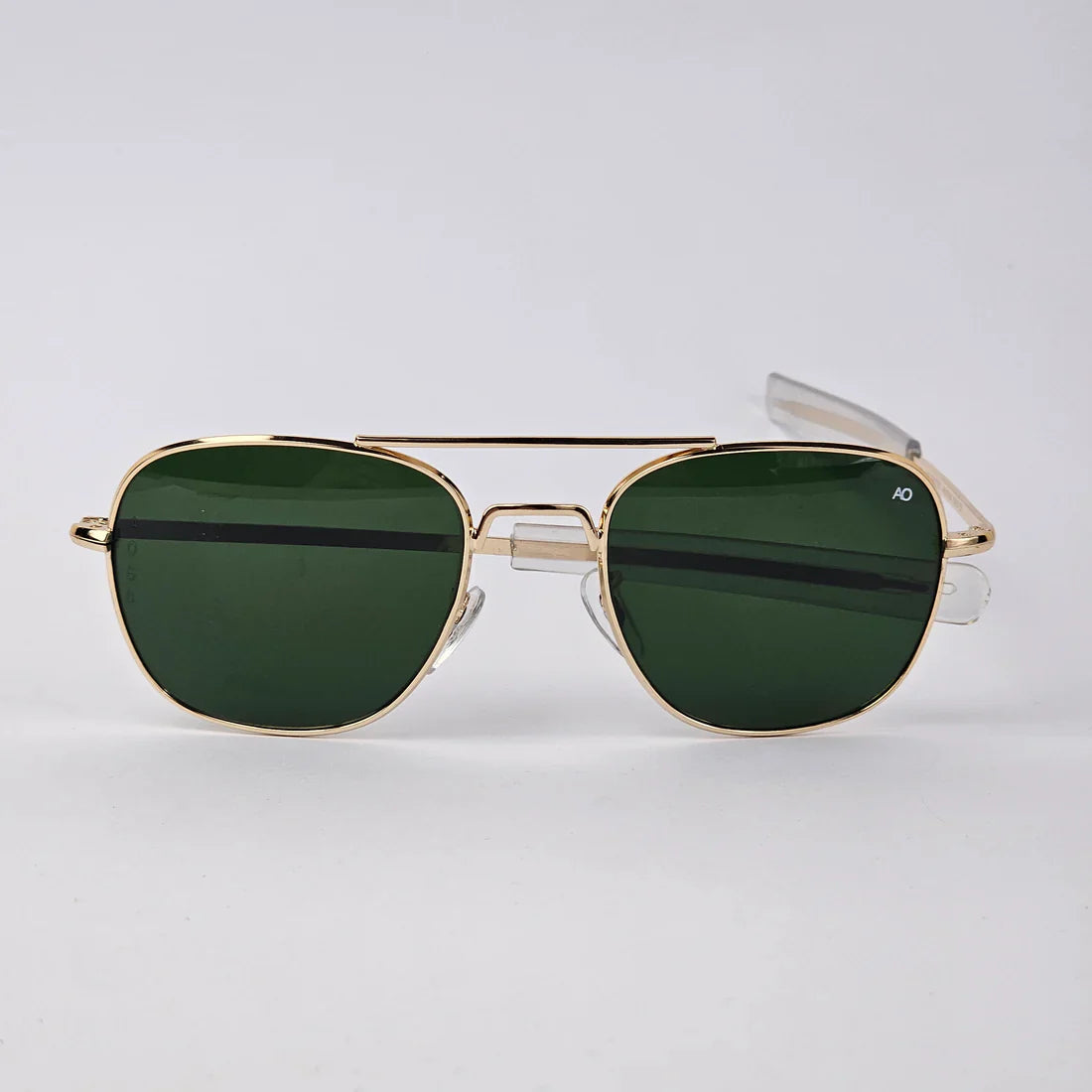 American Optical Pilot Sunglasses – Gold Frame / Green Lens