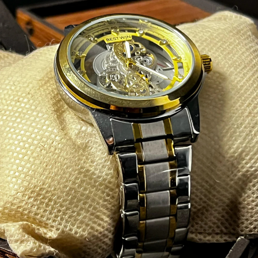 BestWin Luxury Stainless Steel Watch – Elegant & Timeless Design for Men