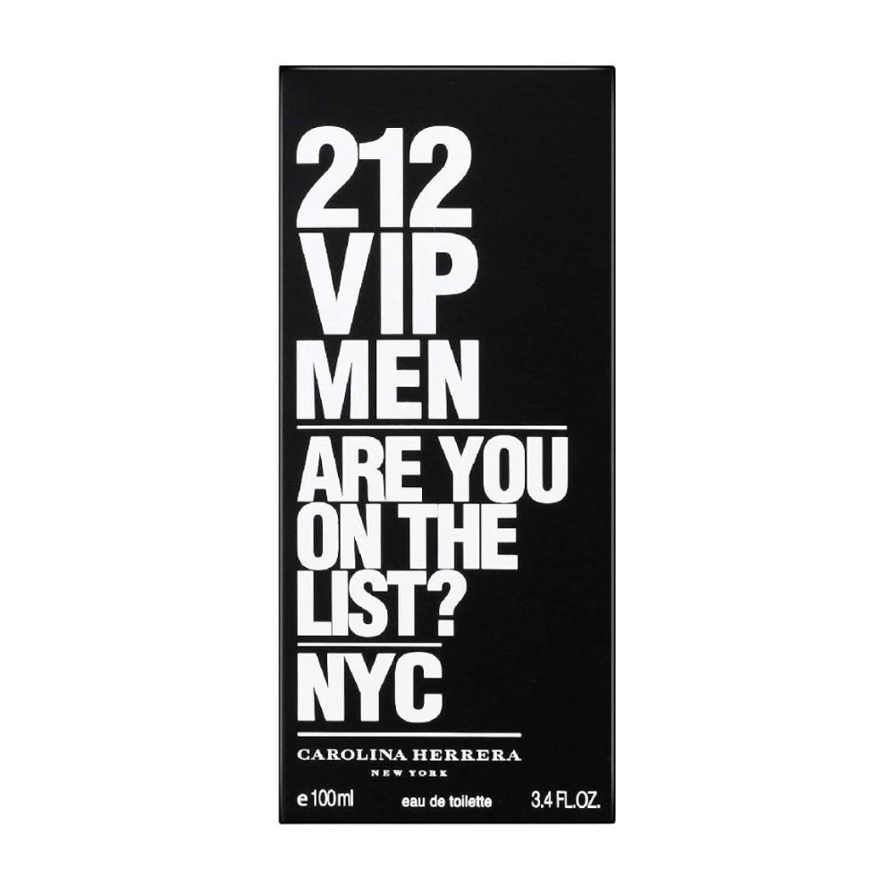 Carolina Herrera 212 VIP Men Eau de Toilette – Iconic Fragrance