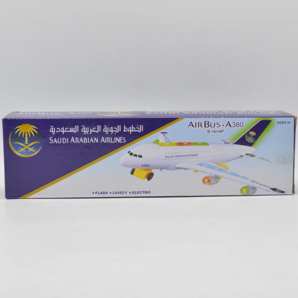 Saudi Arabian Airlines A380 Toy Plane for Kids