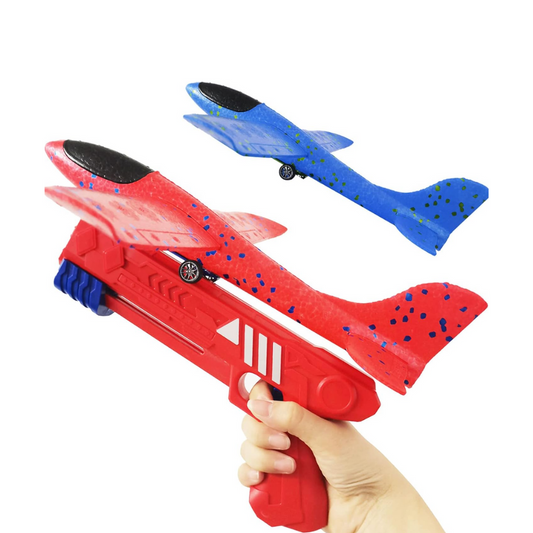 Airplane Launcher with Bubble Effect – Dual Flight Modes