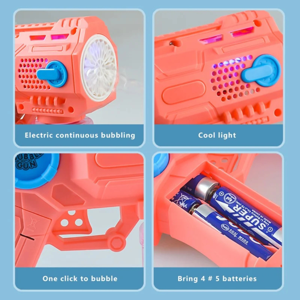 Electric Bubble Maker Toy – Endless Bubbles for Kids