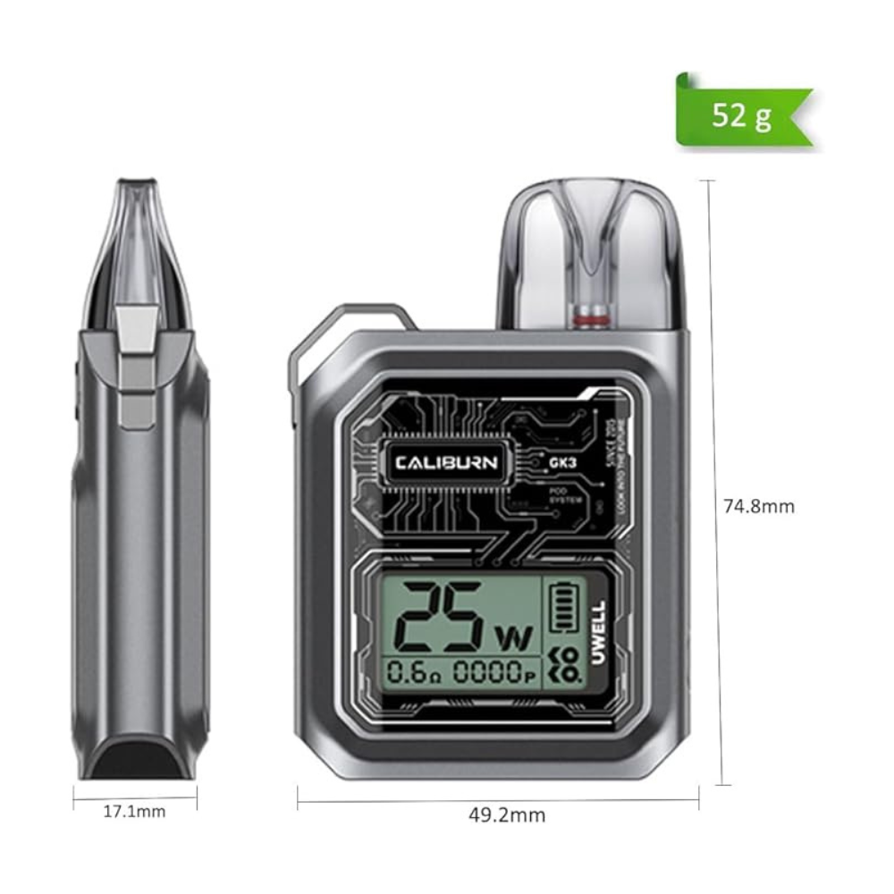 Uwell Caliburn GK3 Pod System – Modern E-Cigarette Kit