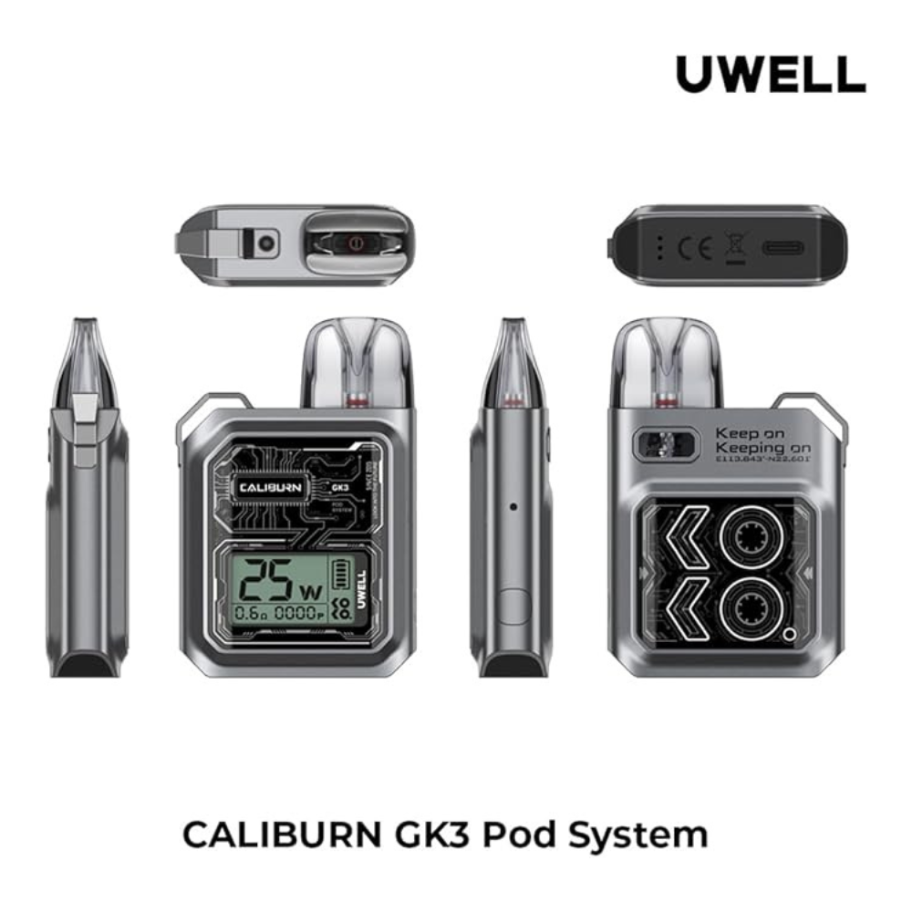 Uwell Caliburn GK3 Pod System – Modern E-Cigarette Kit