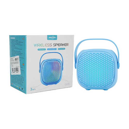 Rechargeable Mini Bluetooth Speaker with LED Lights & FM