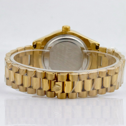 RLX Chain Watch – Dual Analogue & Digital Display in Silver, Gold & White