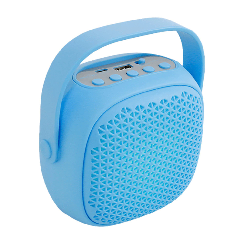 Rechargeable Mini Bluetooth Speaker with LED Lights & FM