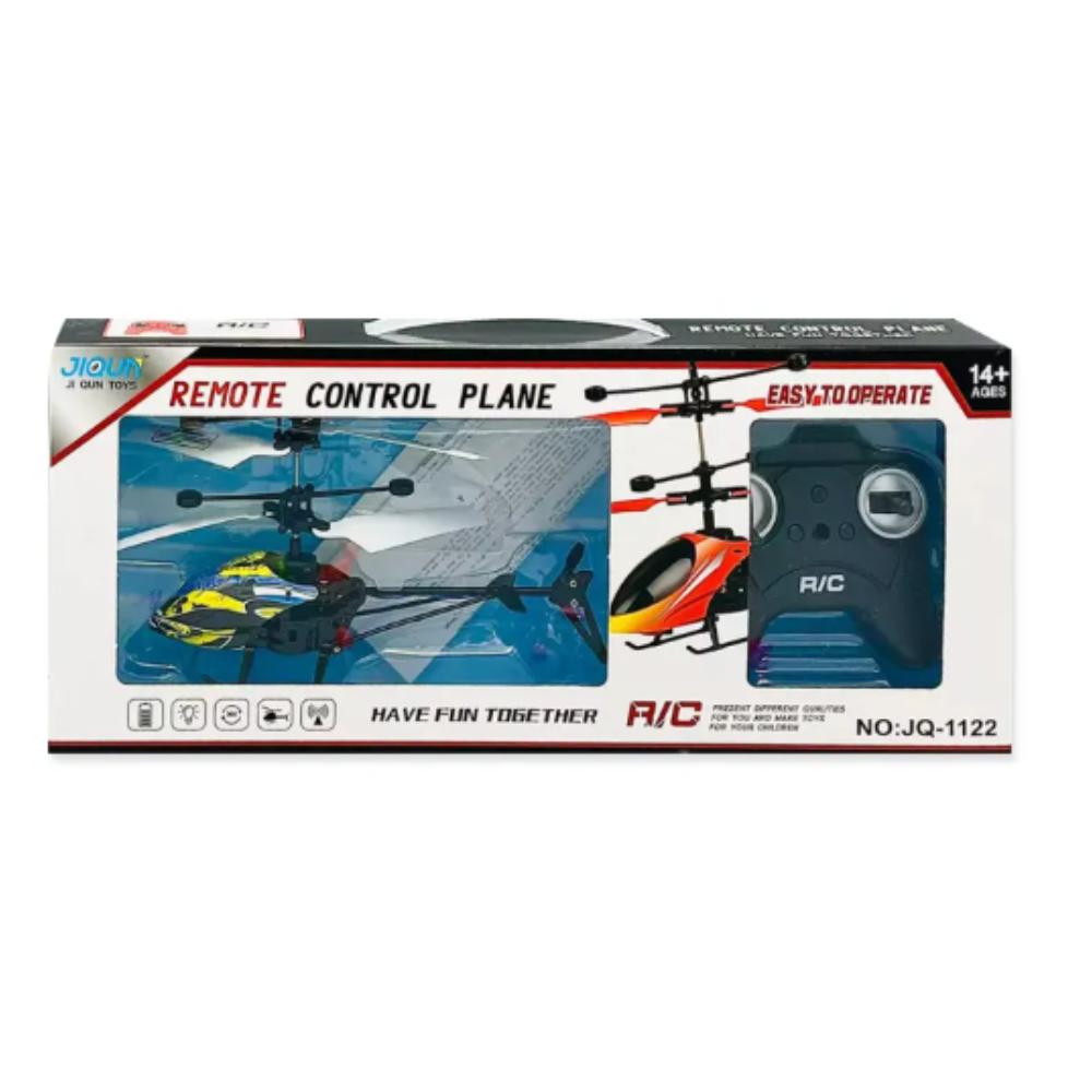 RC Flying Helicopter Toy – 360° Rotatable Aircraft with Up/Down & Left/Right Control for Kids
