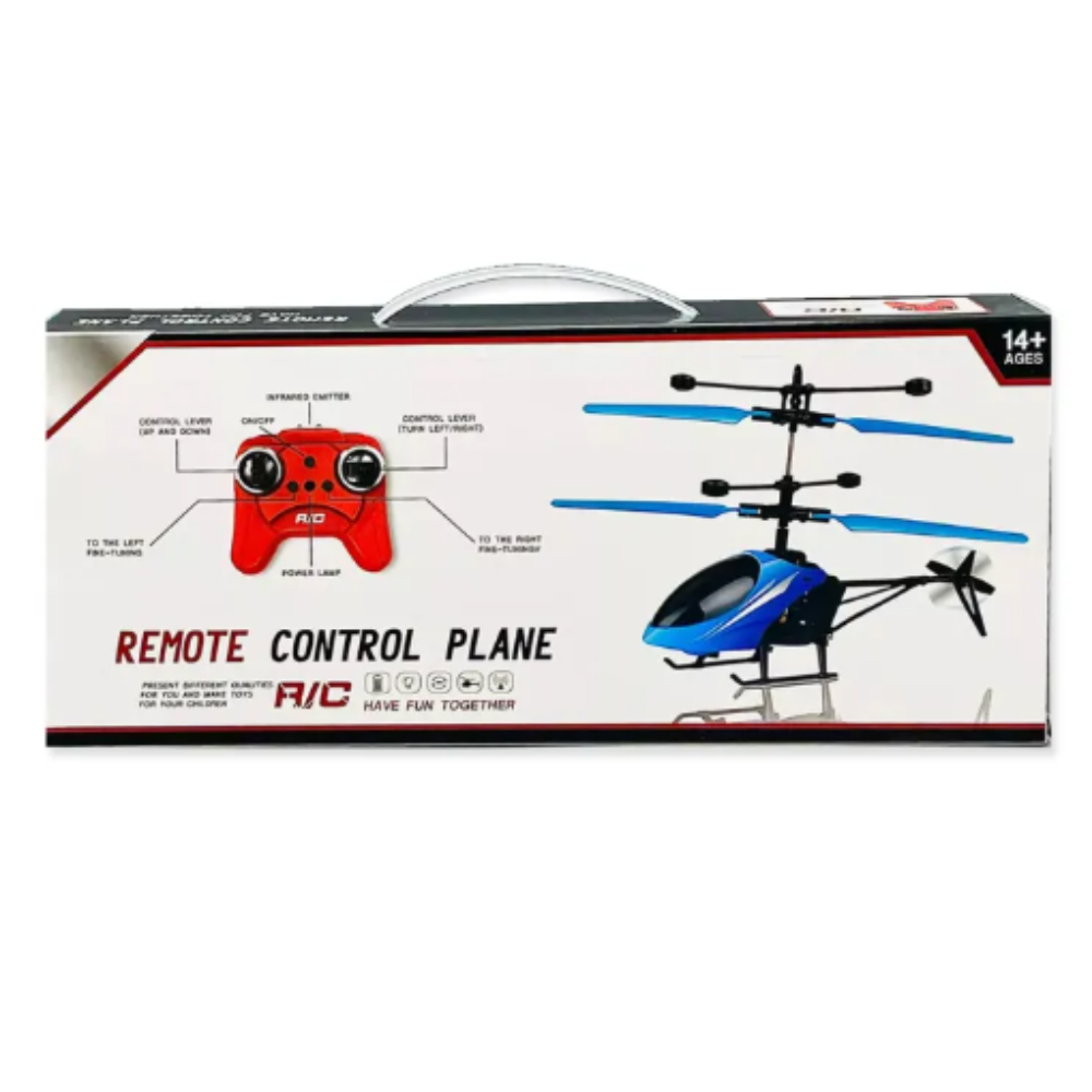 RC Flying Helicopter Toy – 360° Rotatable Aircraft with Up/Down & Left/Right Control for Kids