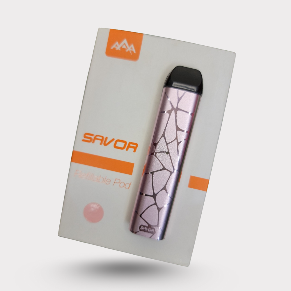 Savor POD Refillable Vape – Compact, Stylish & Easy-to-Use Refillable Pod System