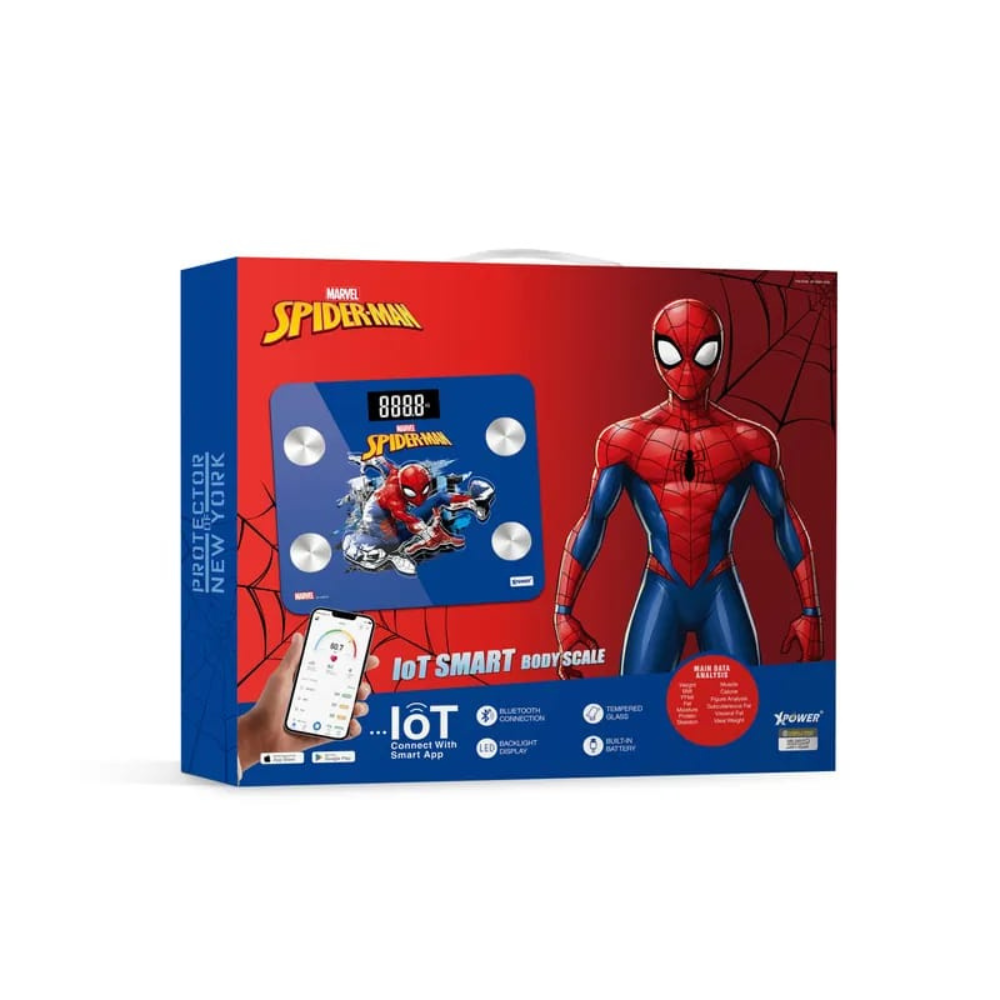 Xpower Smart Body Scale – Marvel Spider-Man Design