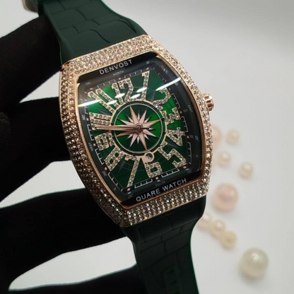 Denvosi Masterpiece by Franck Muller – Diamond Bezel Luxury Watch