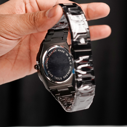 Arabic Aura Stainless Steel Watch – Heavyweight Luxury with Arabic Numerals