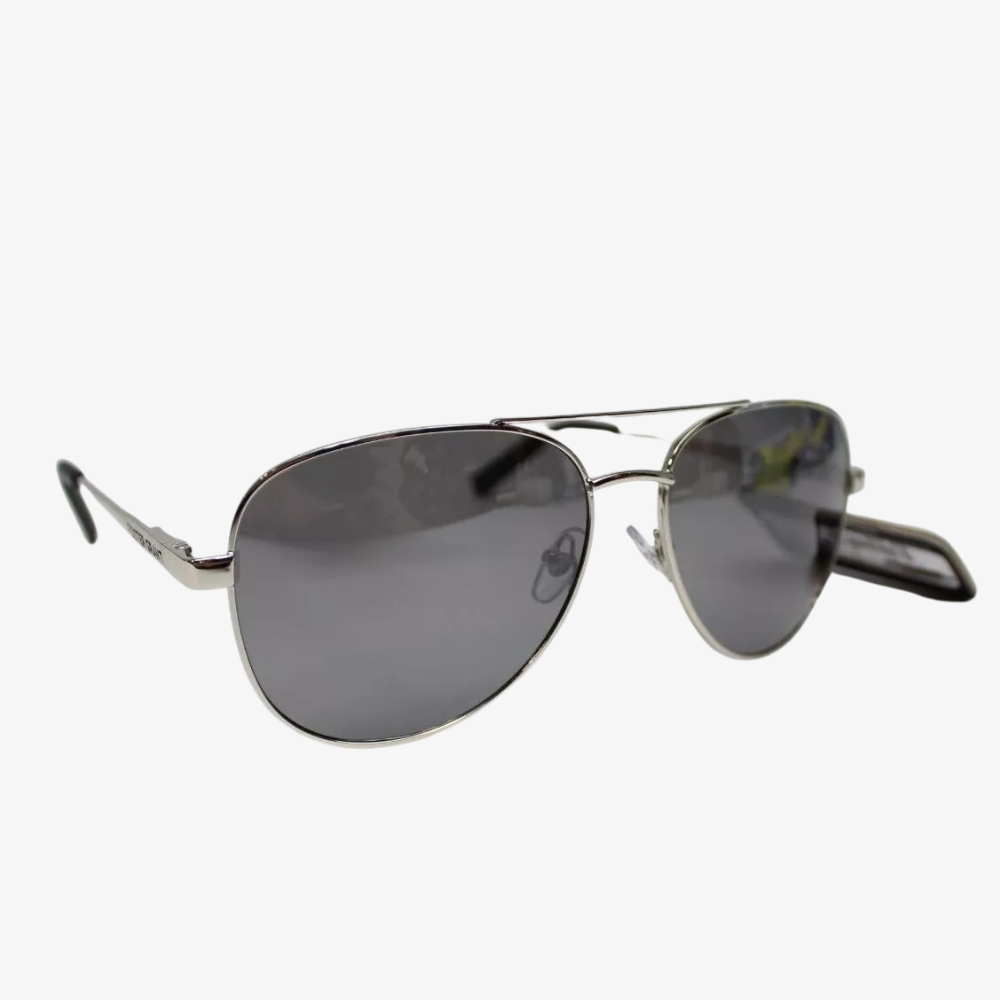 Foster Grant Silver Aviator Sunglasses – Stylish Polarized Shades for Women