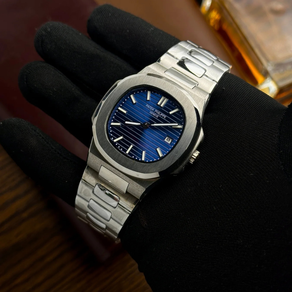 PP Nautilus Silver Blue – Premium Quality