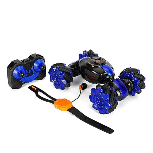 Ralleyz Twisted Stunt Car – Remote Control, Multicolor, Ages 6+