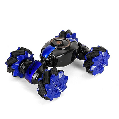 Ralleyz Twisted Stunt Car – Remote Control, Multicolor, Ages 6+