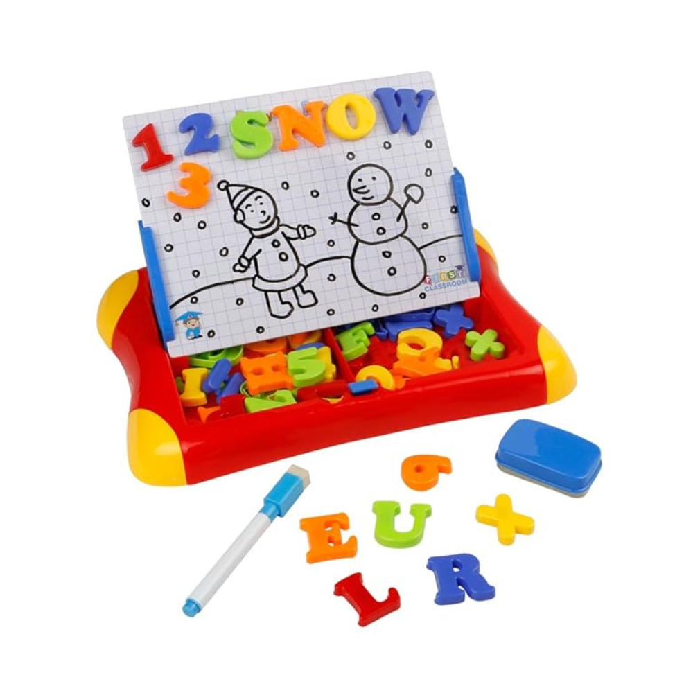 Magnetic Drawing & Writing Board – Educational Doodle Sketch Pad, Dry Erase Travel Toy for Kids