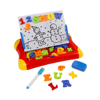 Magnetic Drawing & Writing Board – Educational Doodle Sketch Pad, Dry Erase Travel Toy for Kids