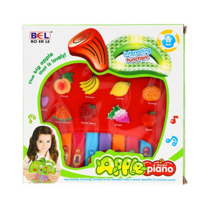 Apple-Shaped Musical Piano Toy for Kids