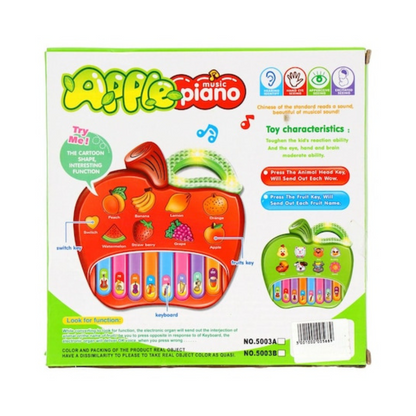 Apple-Shaped Musical Piano Toy for Kids