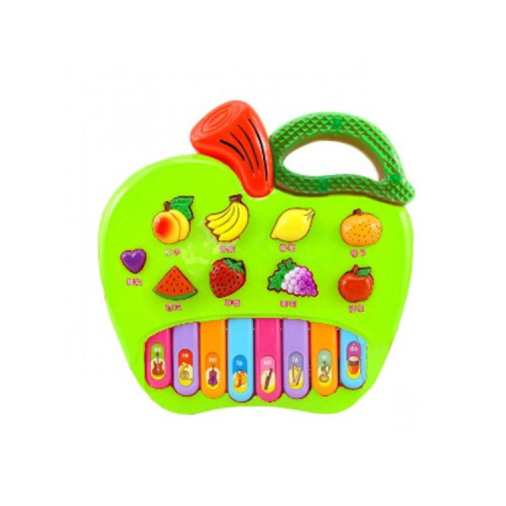 Apple-Shaped Musical Piano Toy for Kids