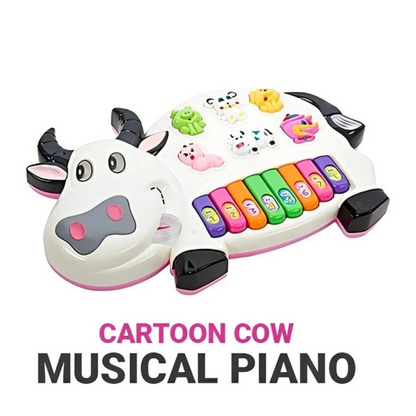 Cow-Shaped Learning Keyboard Piano for Kids