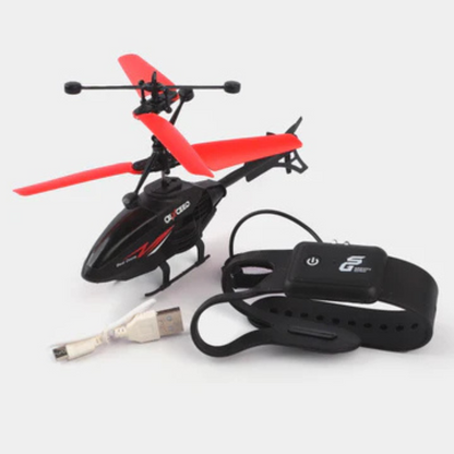 Hand-Sensor Controlled Dynamic Helicopter
