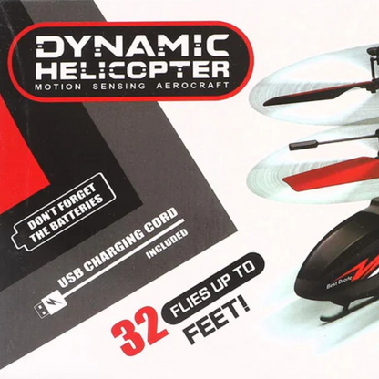 Hand-Sensor Controlled Dynamic Helicopter