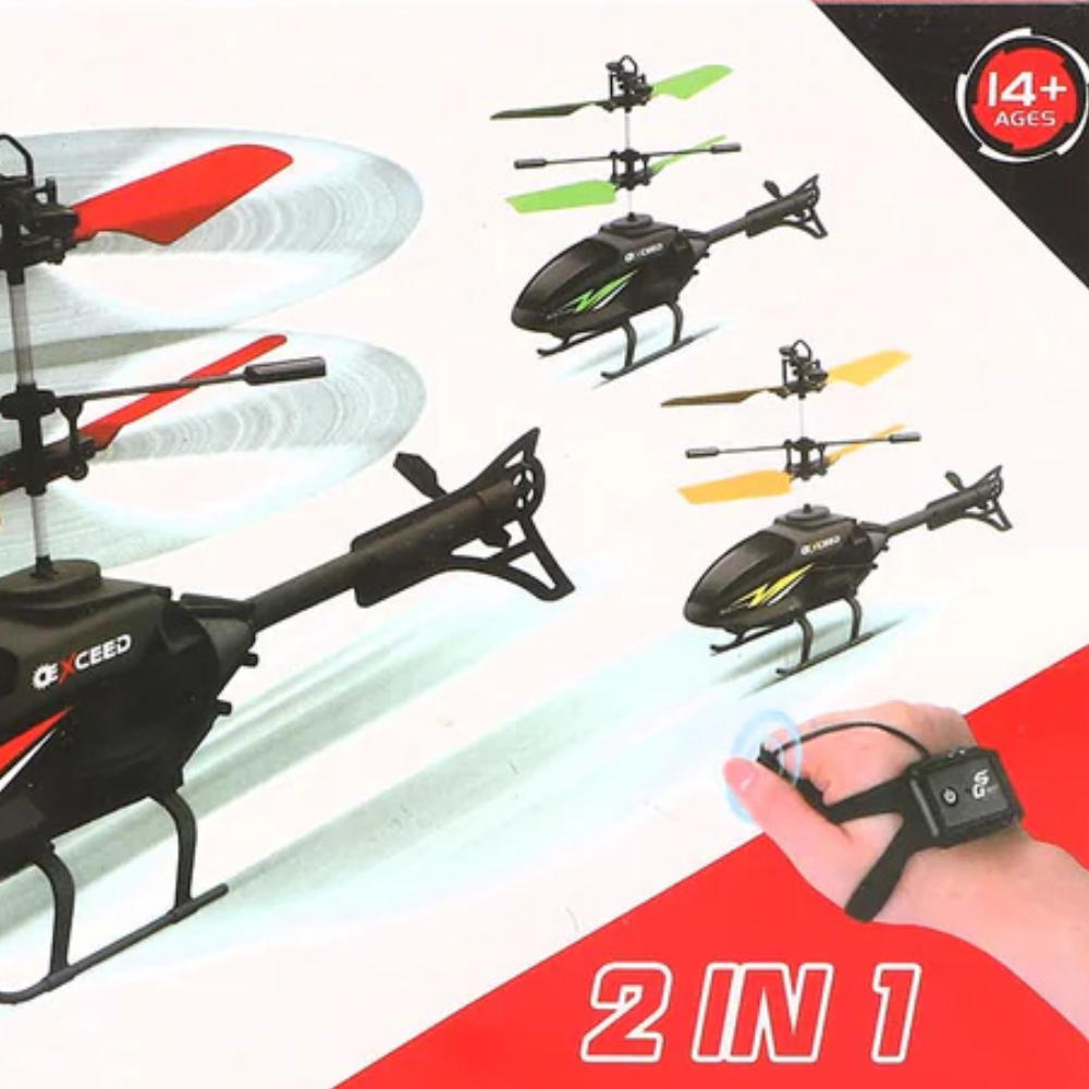 Hand-Sensor Controlled Dynamic Helicopter