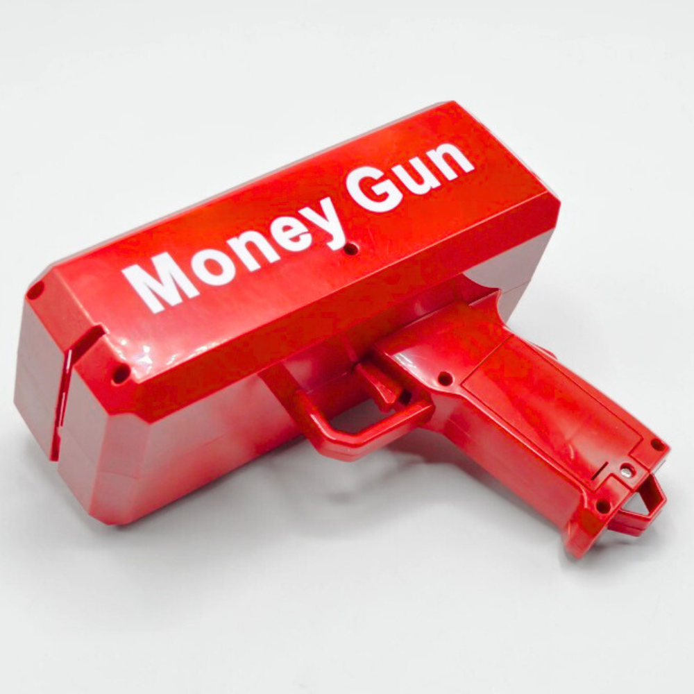 Super Fun Money Shooting Gun – Battery Operated Toy