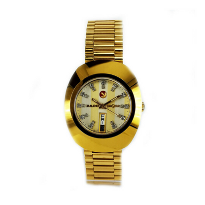 Rado Diastar Luxury Golden Metal Watch – Timeless Elegance